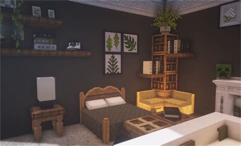 decorate minecraft bedroom